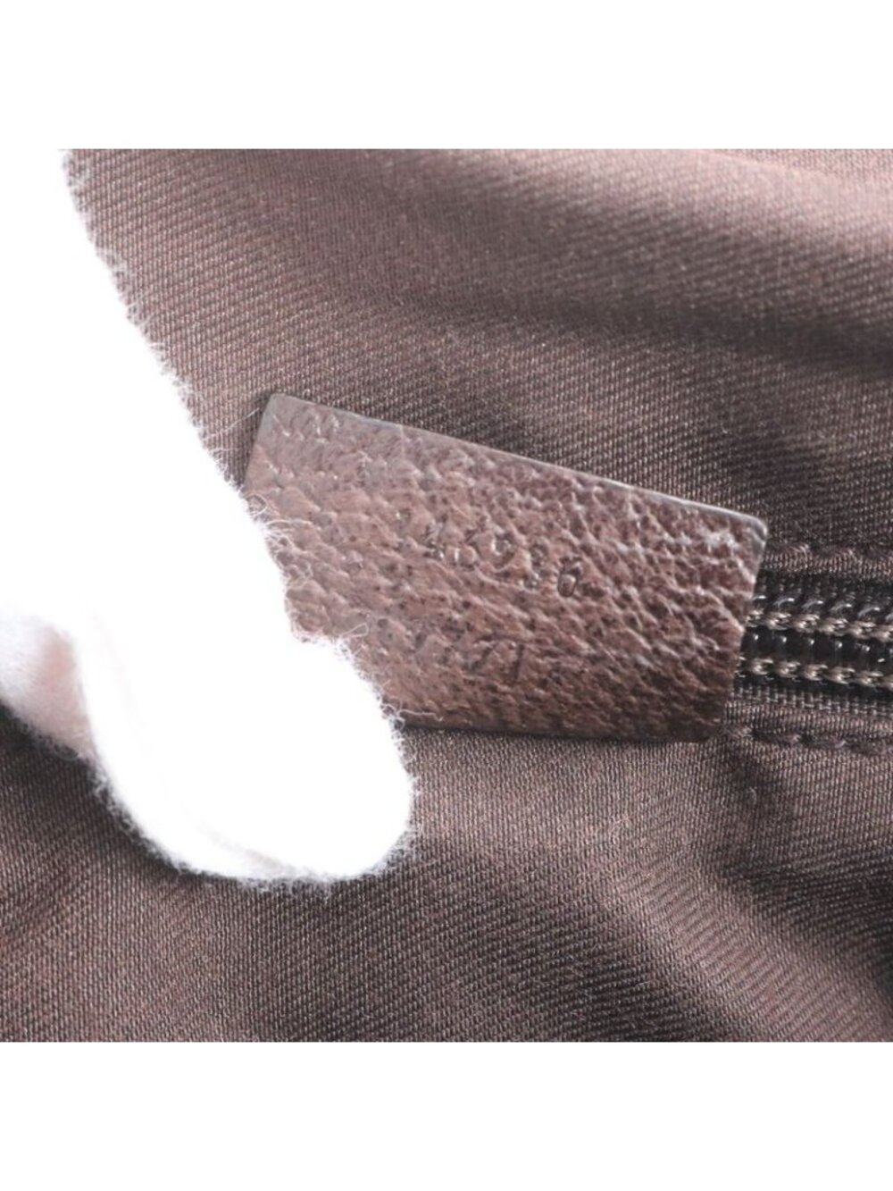 ★SOLD★ Gucci GG Canvas Leather Shoulder Bag Crossbody Messenger Brown - Picture 9 of 9